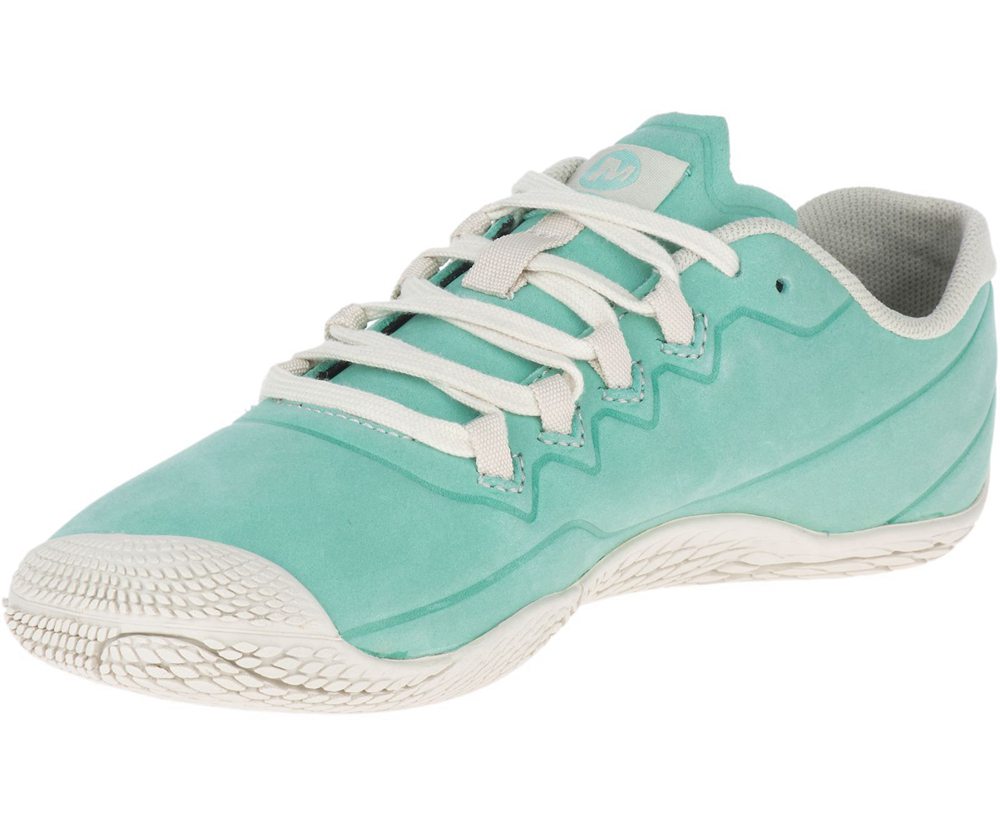 Buty Sportowe Merrell Damskie Mięta - Vapor Glove 3 Luna Skórzane - 352178-NHT